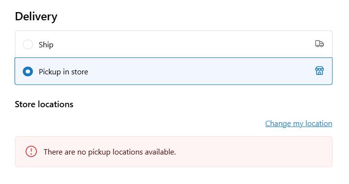 shopify到店取货设置 和出现没有可取货地点情况解决办法 教程 第1张